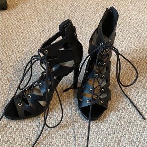 Lace up heels